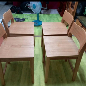 모던 원목의자 4개 99000원 이미지