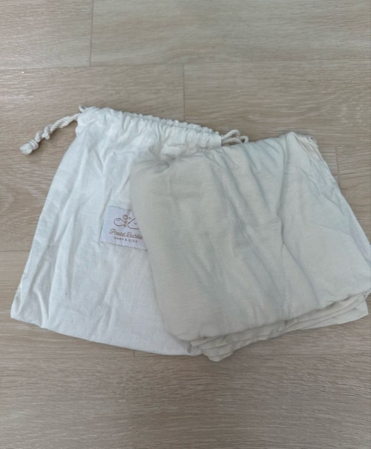 파스텔버블 아기 쇼핑카트 커버 아이보리 이미지