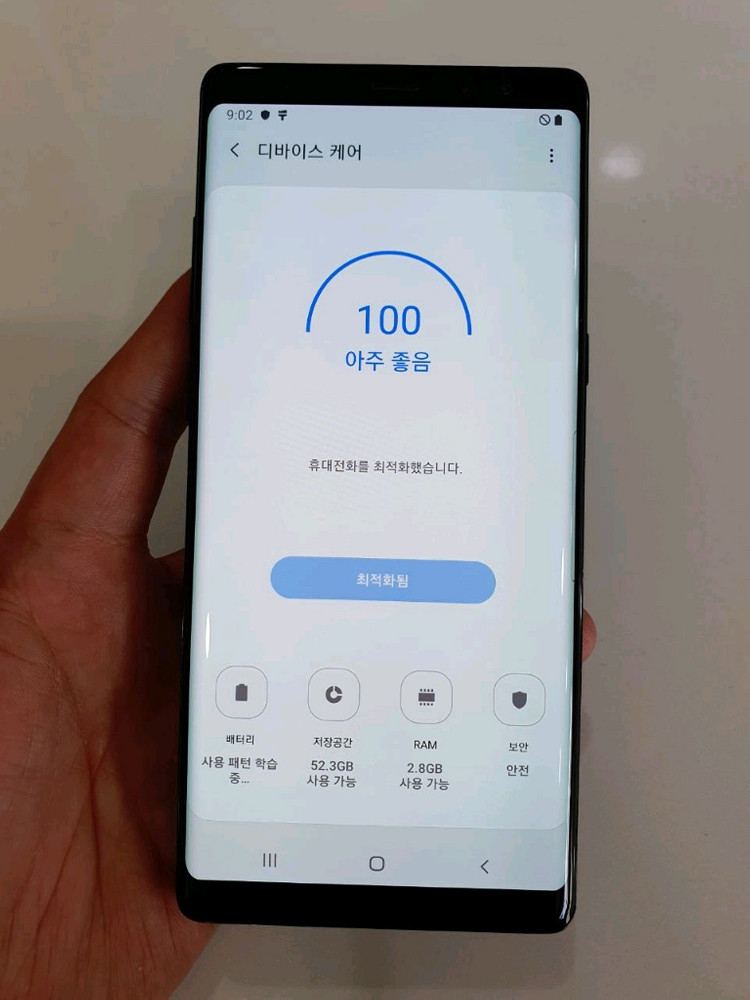 갤럭시노트8 64G 무잔상 액정무기스 깨끗한 중고폰 이미지