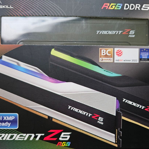 G.SKILL DDR5-6000 CL36 TRIDENT Z5 RGB J 패키지 판매합니다 이미지