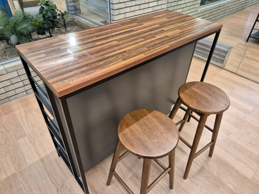 리바트 베이킹 수납 바테이블 세트(스툴2개포함) 이미지