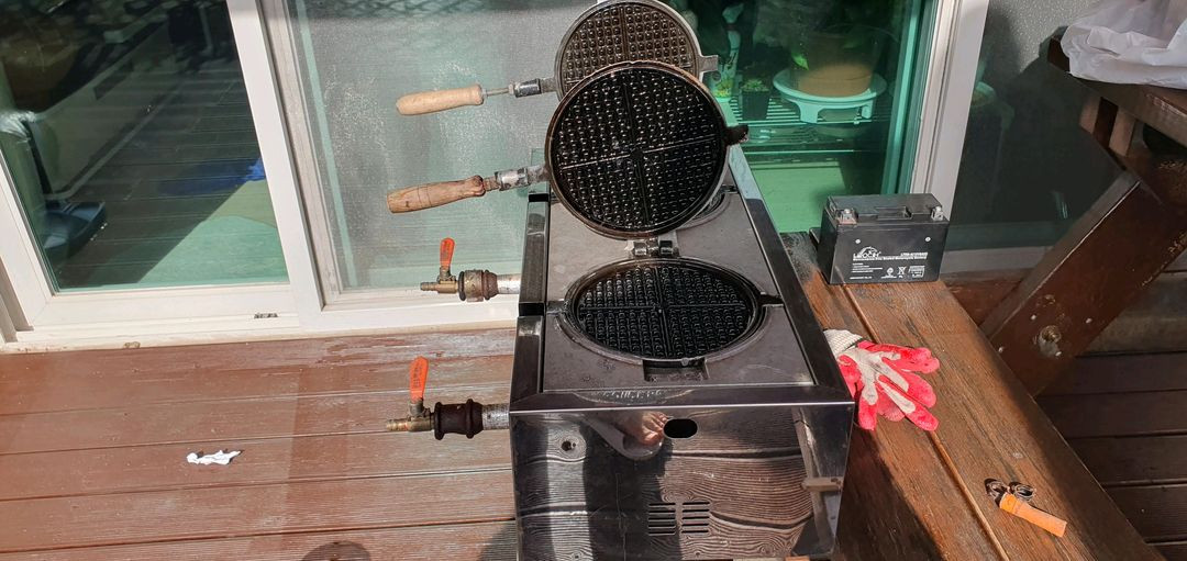 lpg 가스 와플기계팝니다 이미지