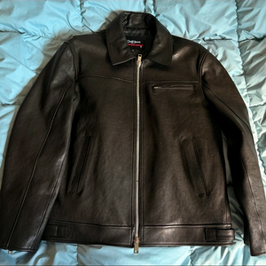 도프제이슨 프리미엄 램스킨 베지터블 싱글 레더 자켓 M 이미지