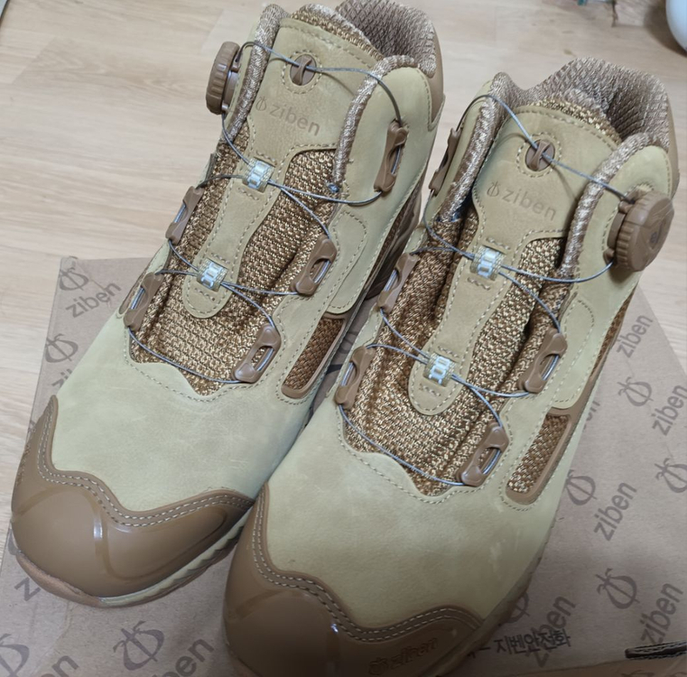 지벤233안전화 270 260 천연소가죽 방수 박스새제품 지벤안전화 이미지