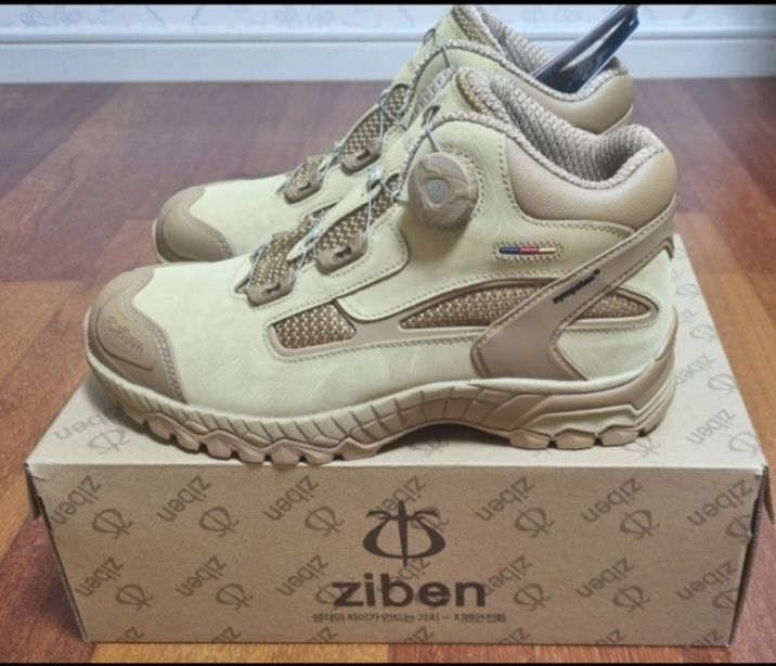 지벤233안전화 270 260 천연소가죽 방수 박스새제품 지벤안전화 이미지