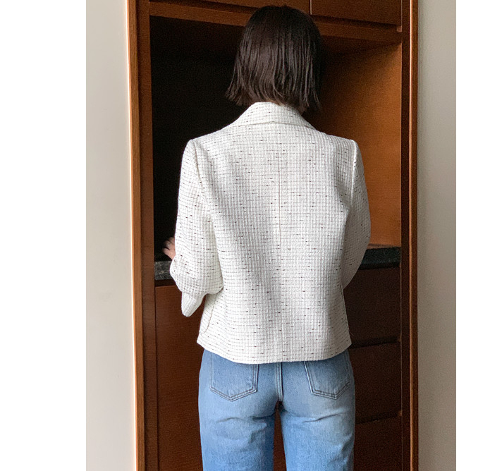 아이링마켓 제작 트위드 자켓 m 이미지