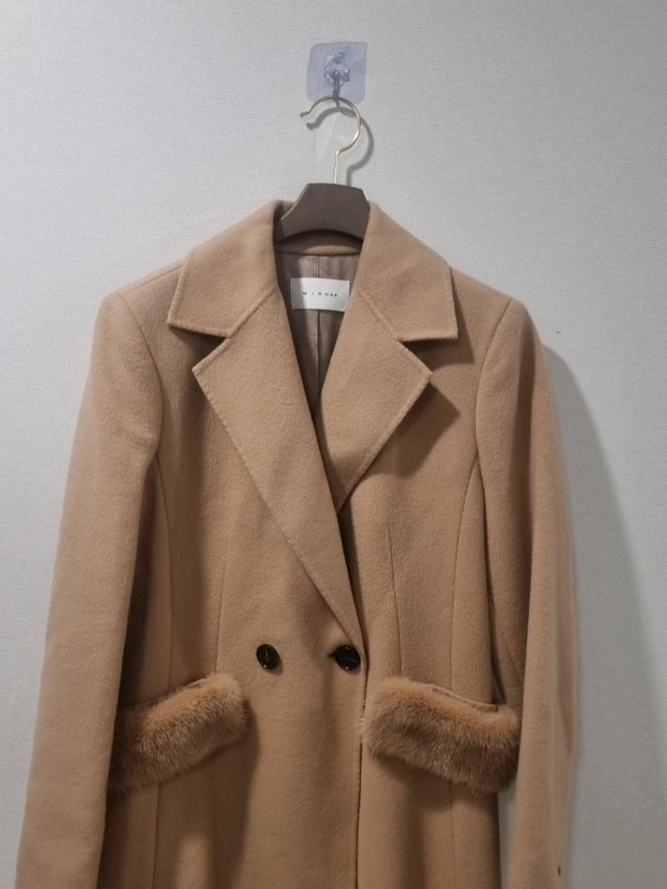 미샤(MICHAA) 전지현 캐시미어 롱코트 이미지