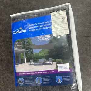 Coolaroo 사각형 그늘막 쉐이드 3.9mx2.1m 새상품 이미지