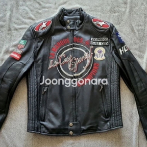 (가격인하) 프랑스 푸조 자동차 르꼬끄 양가죽 라이더 자켓 105 이미지