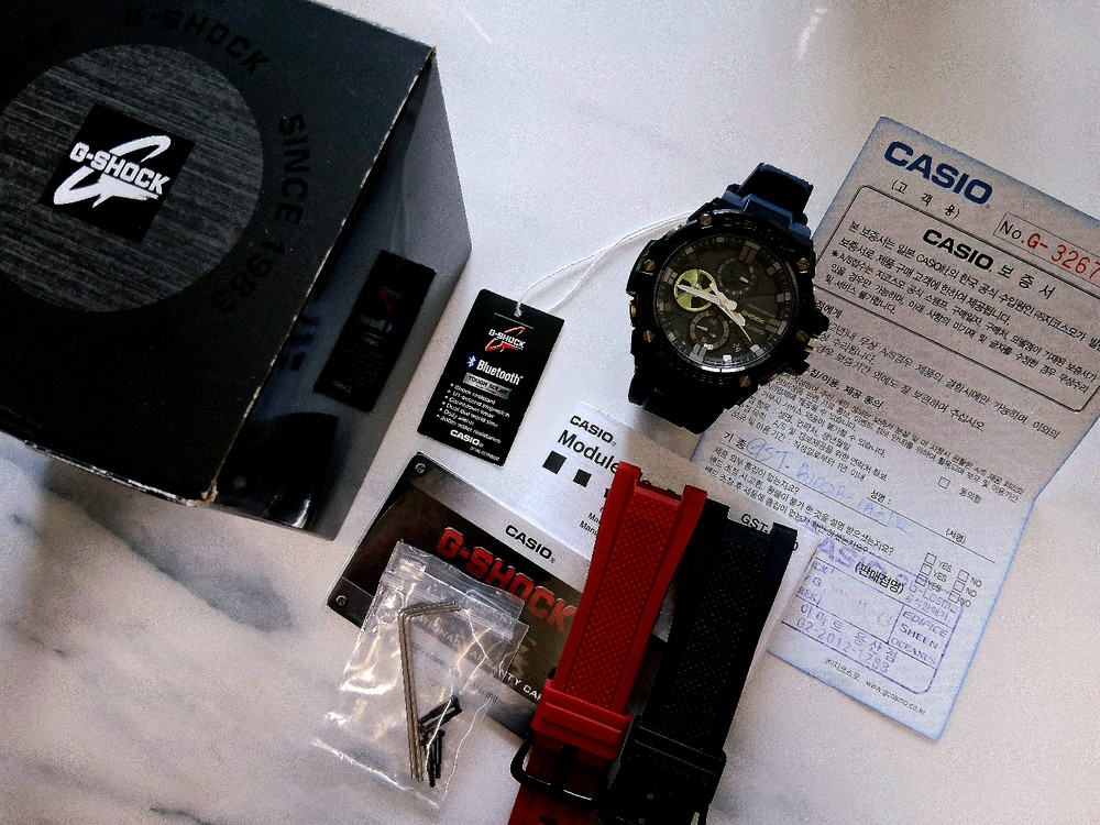 카시오 지샥 지스틸 GST-B100B-1A3DR 판매 이미지