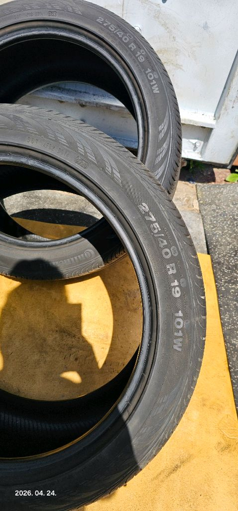 275 40 19 콘티넨탈 프로컨택 2본최저가 이미지