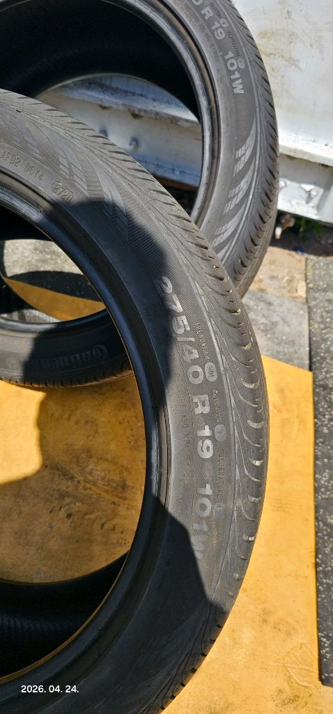 275 40 19 콘티넨탈 프로컨택 2본최저가 이미지