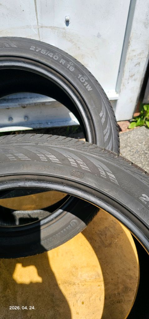 275 40 19 콘티넨탈 프로컨택 2본최저가 이미지