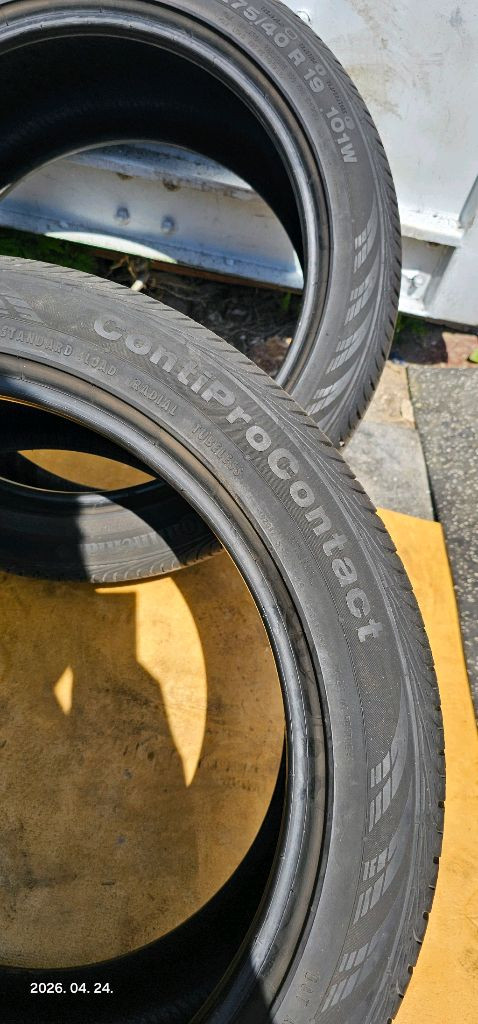 275 40 19 콘티넨탈 프로컨택 2본최저가 이미지