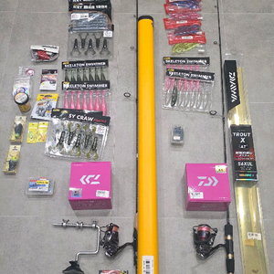 낚시대 세트 이미지