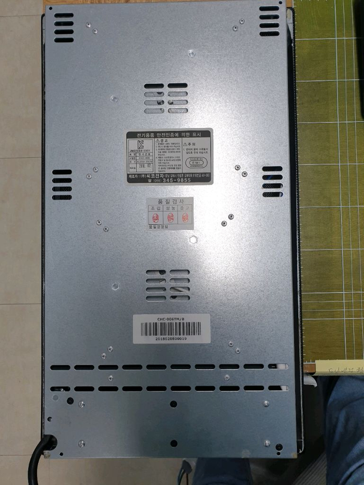 CICO CHC-006T 2구 전기레인지 이미지