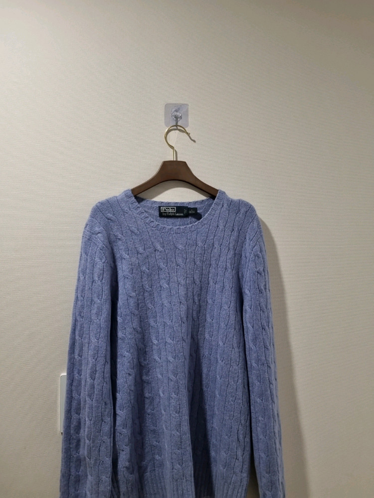 폴로 랄프로렌 케이블 니트 S 사이즈 이미지