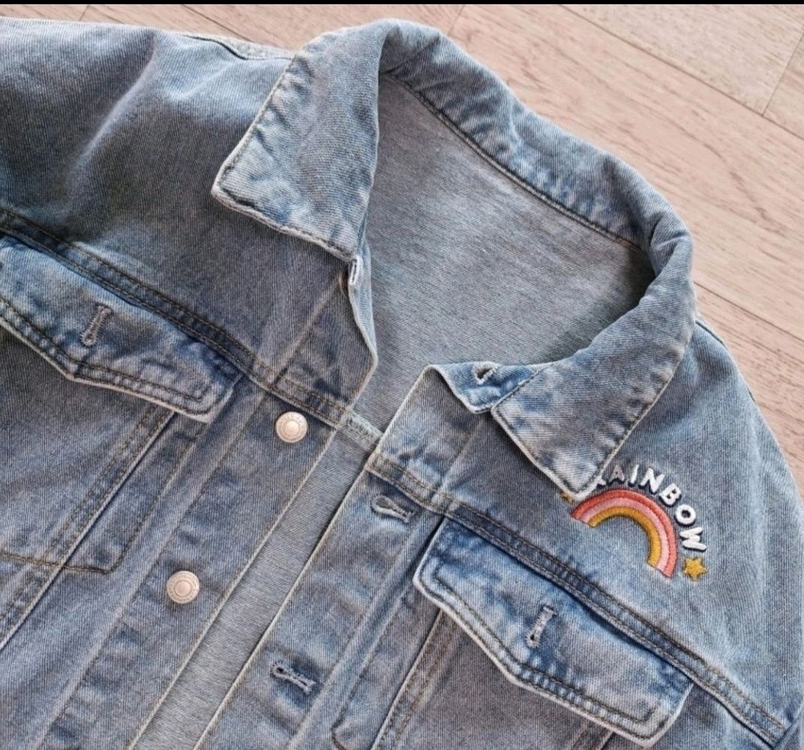 새상품) 키즈 청자켓 150호 (140호 가능)데님자켓 이미지