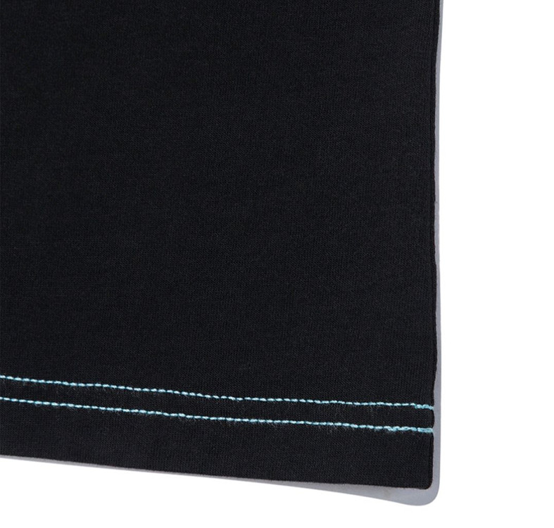 [마땡킴] COLOR POINT ARCH LOGO TOP IN BLACK 이미지