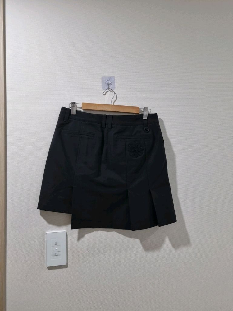 ST. ANDREWS 블랙 랩 스커트 L 사이즈 이미지