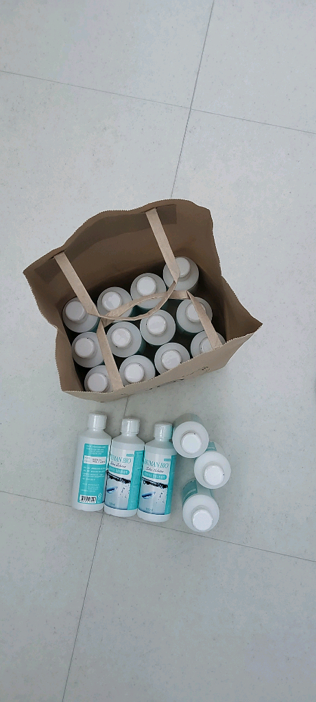 렌즈 세척액 150ml 18개(휴먼바이오) 이미지