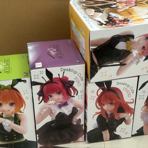 5등분의 신부 5등신 오등분 나카노 이치카 니노 미쿠 요츠바 이츠키 피규어 데스크탑 큐트 비큐트 이미지