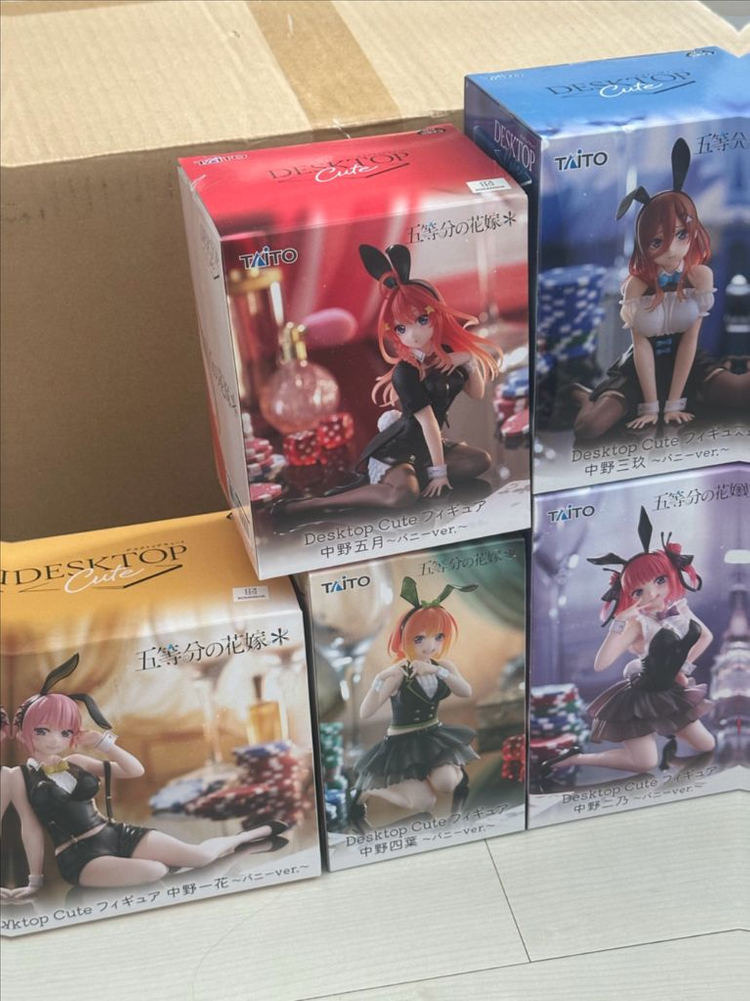 5등분의 신부 5등신 오등분 나카노 이치카 니노 미쿠 요츠바 이츠키 피규어 데스크탑 큐트 비큐트 이미지
