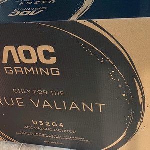 알파스캔 AOC U32G4게이밍 듀얼모드 4K UHD 모니터 이미지