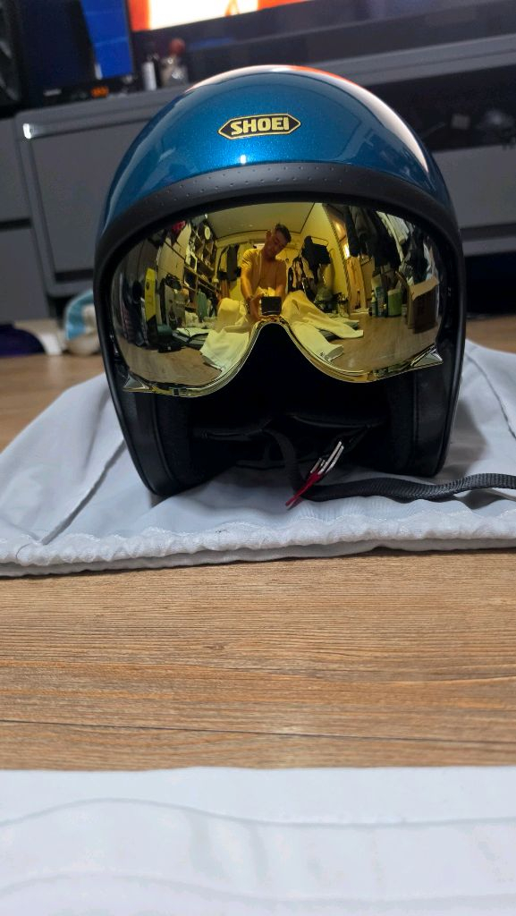 쇼웨이J.O블루 오픈페이스 헬멧 이미지