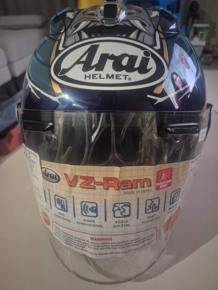 (새상품) 아라이 오픈페이스 헬멧 VZ-RAM XL(61-62) 페드로사 쇼군 미착용 팝니다. 이미지