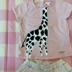 버버리키즈 기린티 2y+타이니코튼 쇼츠2y 이미지