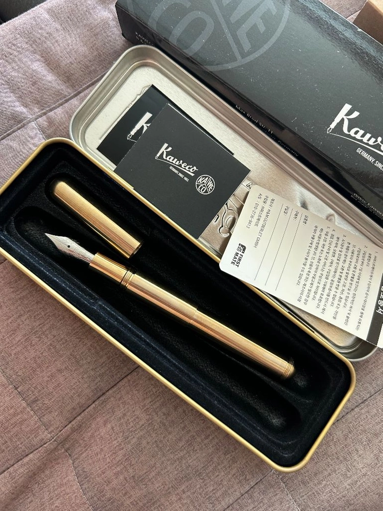 카웨코 sup 황동 만년필 brass 이미지