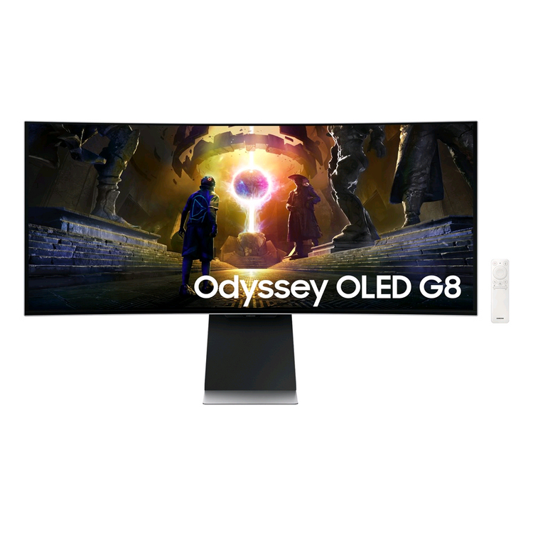 삼성 오디세이 OLED G8 S34DG852 34인치 커브드 게이밍 모니터 새상품 팔아요 이미지