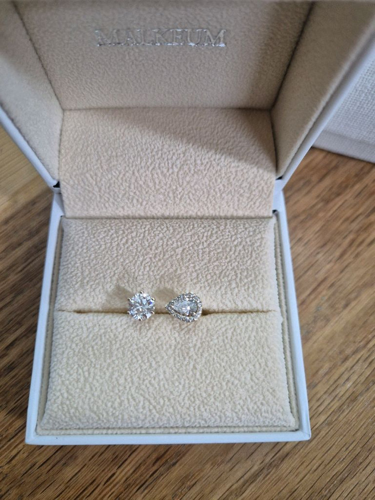 맑음아틀리에 디아망 오픈링 반지 18k 랩다이아 보스크 메이비투아 그레이룸 비쥬레브 허앤쉬 오르 유메르 도나앤디 이미지