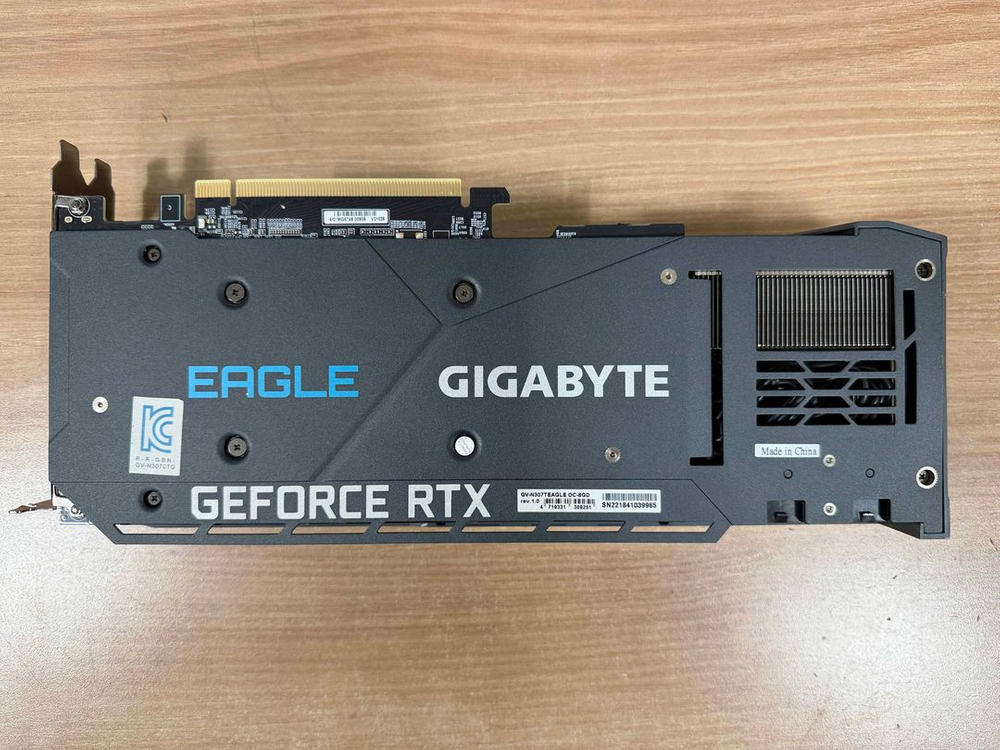 기가바이트 RTX 3070 Ti EAGLE OC D6X 8GB 그래픽카드 이미지