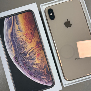 *32만원* 아이폰XS맥스 골드 256G 배터리93% 새폰급 자급제 단말기 박스O 이미지