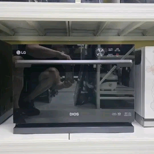 LG_DIOS_광파오븐 블랙 오븐전자레인지 이미지