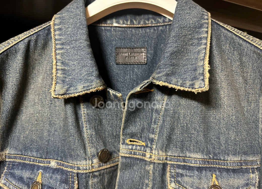 16시즌 에디슬리먼 생로랑 퍼머넌트 데님자켓 이미지