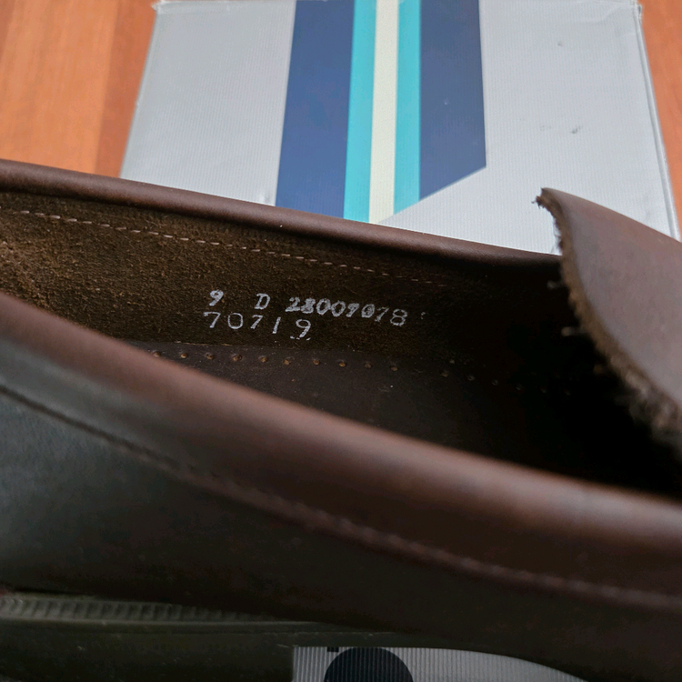 세바고 왁스레더 러버솔 페니로퍼 US9사이즈 이미지