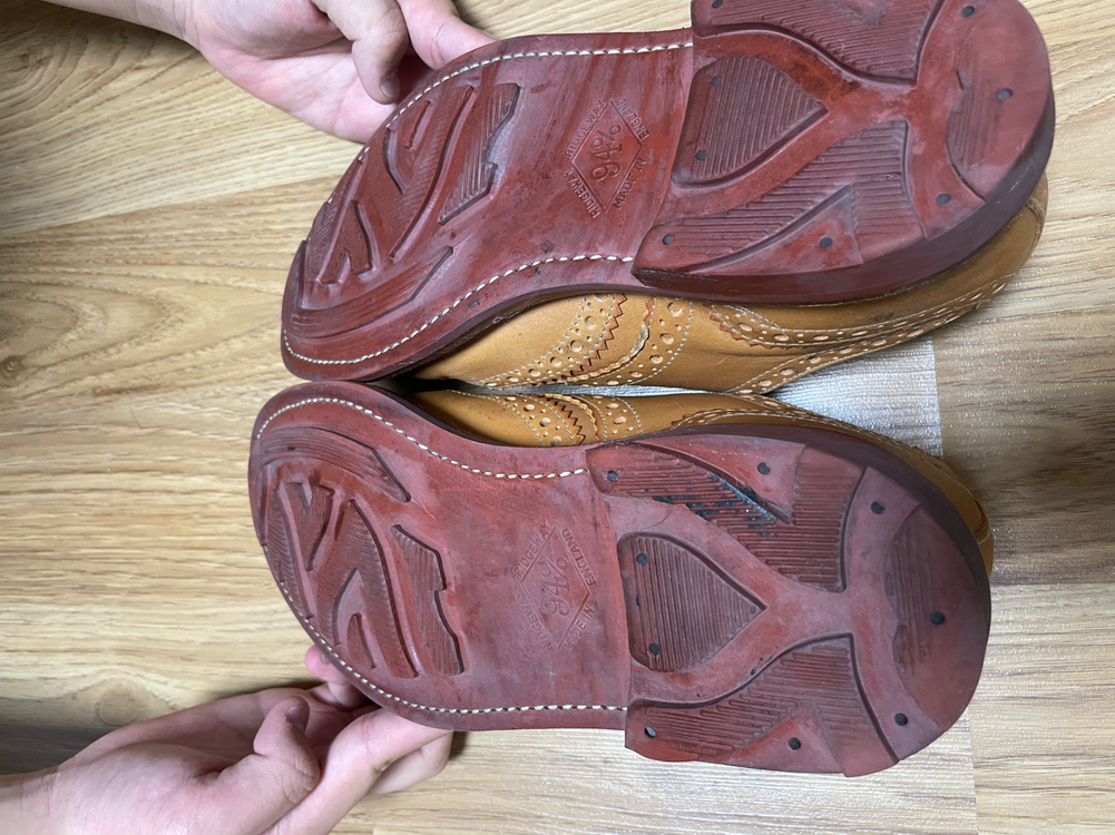 영국 샌더스 브로그 구두 이미지