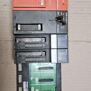미쓰비시 PLC A1S61PN, A1SHCPU 외 세트 A1SX41 2개 실사용품 일괄판매 이미지