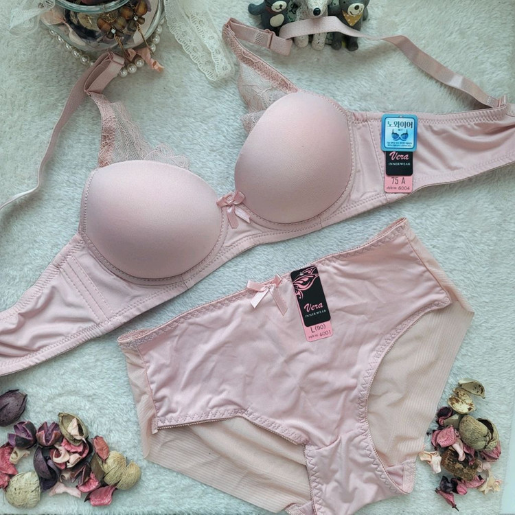 매직써포트 노와이어 브라팬티세트 75A 2세트 묶음 판매 이미지