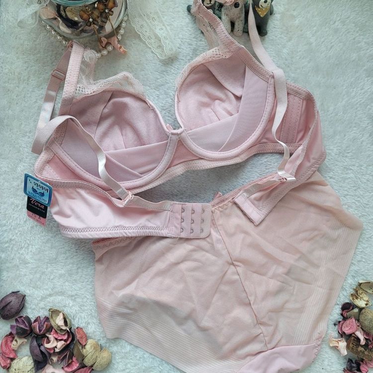 매직써포트 노와이어 브라팬티세트 75A 2세트 묶음 판매 이미지