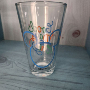 디즈니 미키마우스 유리컵 빈티지 이미지