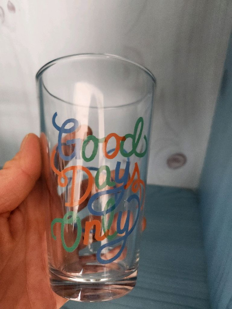 디즈니 미키마우스 유리컵 빈티지 이미지