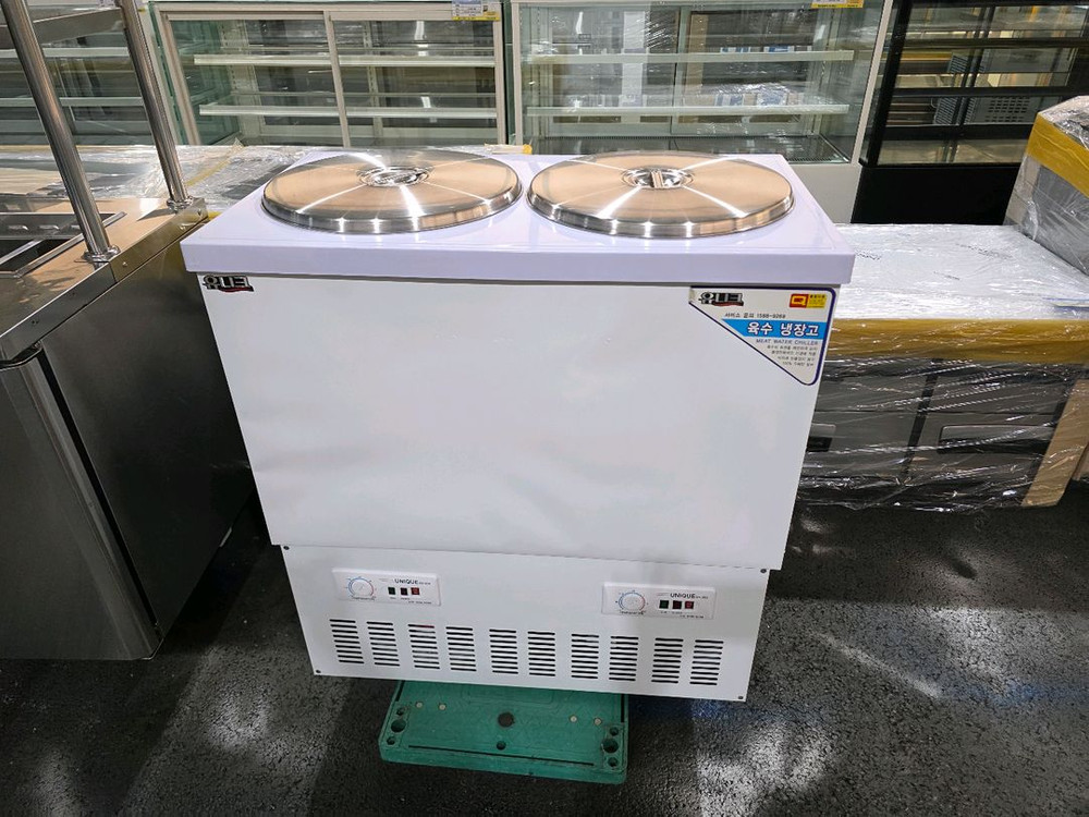 유니크 육수냉장고 3말 쌍통 2라인 UDS-322RAR 이미지