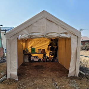 대형 캐노피 주차 천막 야외 농막 천막 조립식 차고 이미지