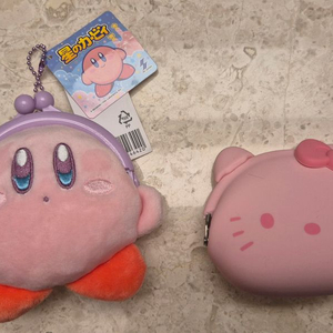별의 커비 & 헬로키티 동전지갑 이미지