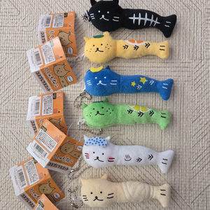 시샤모네코 고양이 인형키링 새상품 6종 이미지