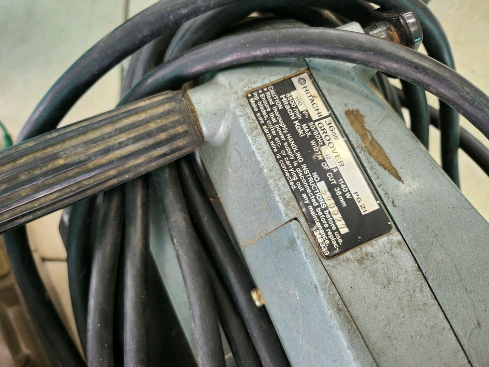 110볼트 일본 히타치 5인치 사쿠리 홈파기 대패 경기광주 택배가능 이미지